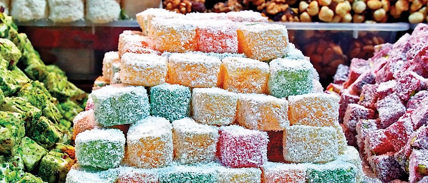 The best quality Turkish delight