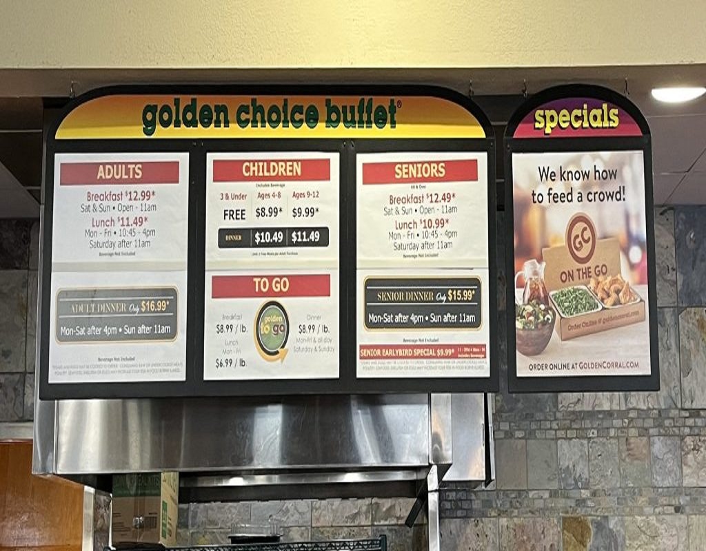 Is Golden Corral Pricing Perfectly Balanced for the Buffet Experience?